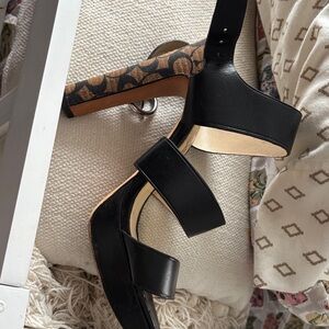 Coach Black and Brown Women's Heels